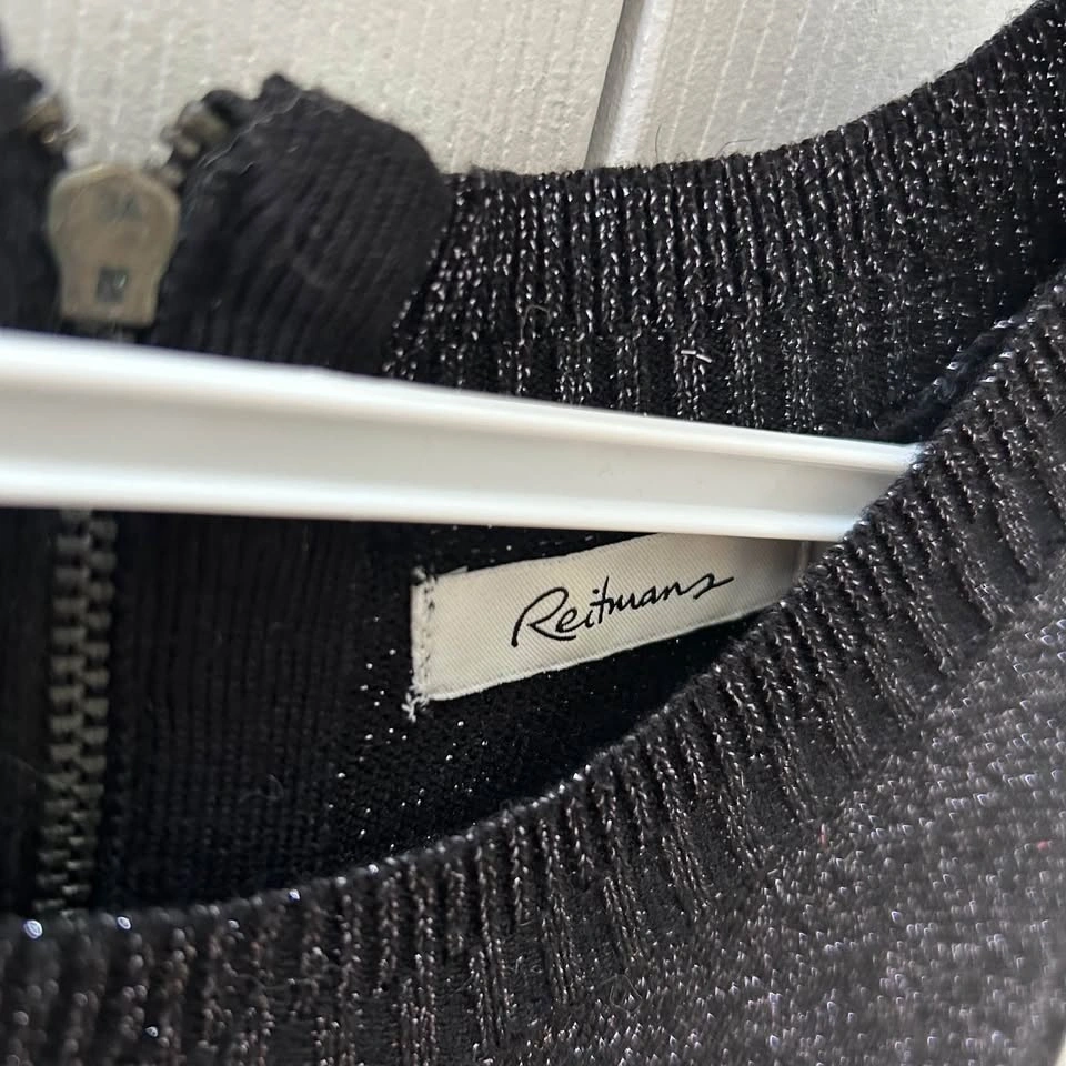 Reitmans Women’s Black Cold Shoulder Sweater (Size M) - photo 3
