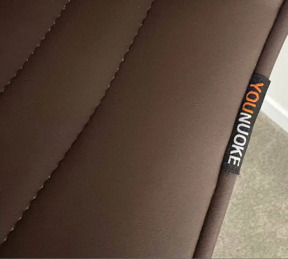 New- set of 2 brown bar stools image indicator(5)