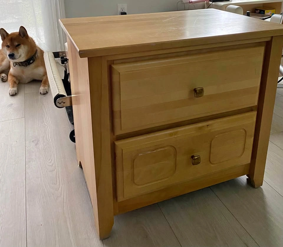 Solid Wood Nightstand – Minimalist, Clean & Functional