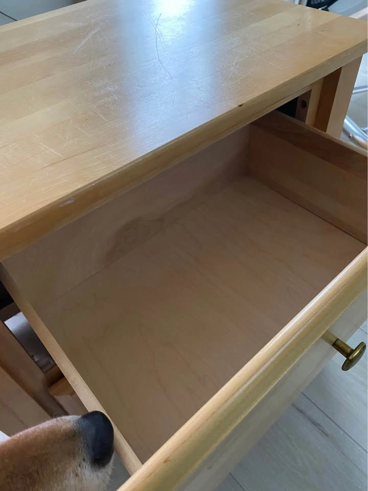 Solid Wood Nightstand – Minimalist, Clean & Functional - photo 2