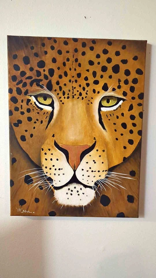 12*16 Leopard Painting
