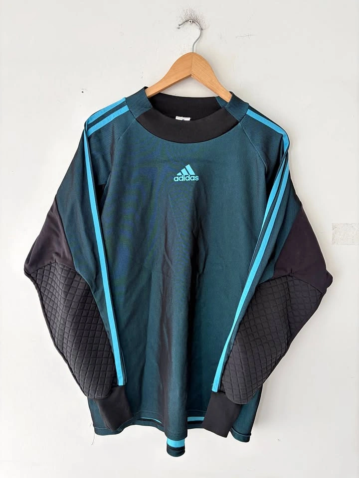 Vintage 1990s Adidas Goalkeeper Soccer Jersey Size L