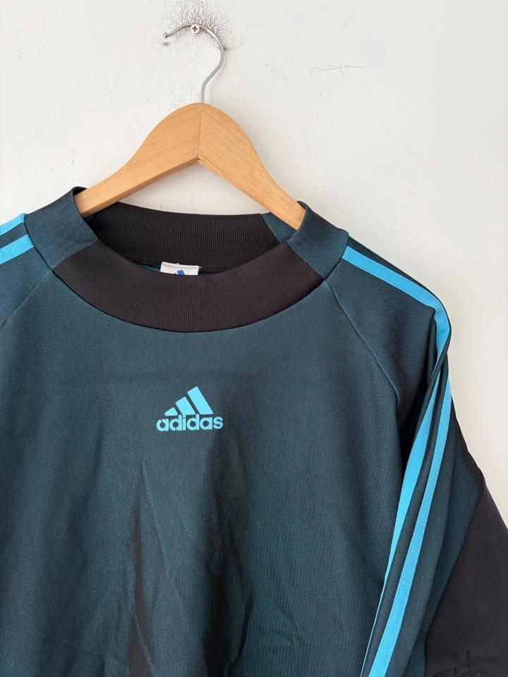 Vintage 1990s Adidas Goalkeeper Soccer Jersey Size L - photo 2