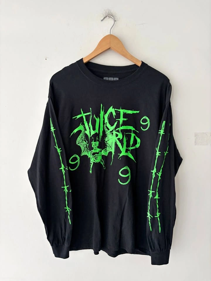 Juice Wrld 999 Club Shadows Long Sleeve T-Shirt L