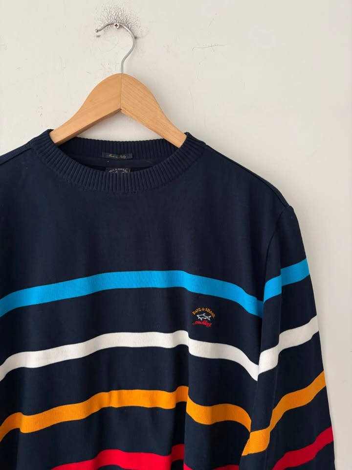 Paul & Shark Yachting Mens Striped Sweater Size L - photo 2