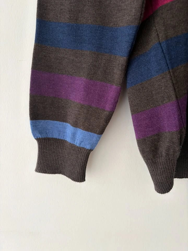 Paul & Shark Yachting Mens Striped Quarter Zip Sweater Size L - photo 5