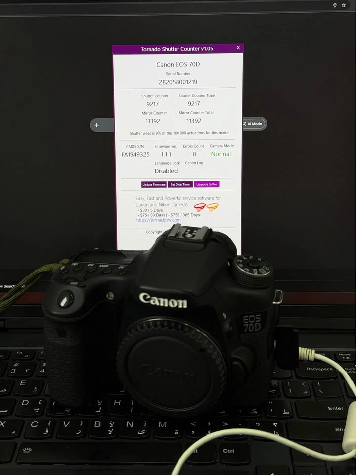 Canon EOS 70D Body Only | Excellent Condition | Low Shutter 9,21 - photo 3