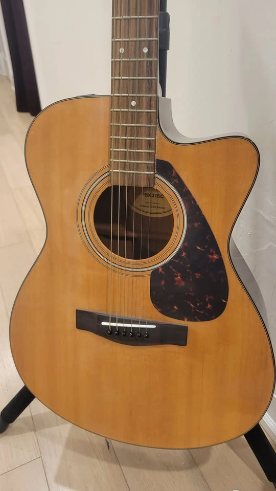 $300 Yamaha FSX315C Acoustic/Electric Guitar - Natural - photo 3