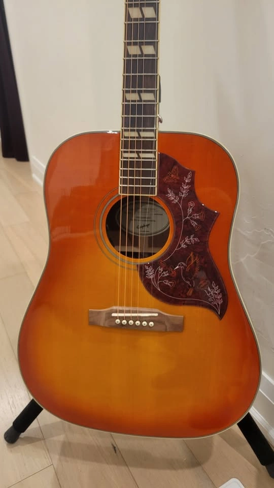 $550 Epiphone Hummingbird Studio Acoustic/Electric Guitar - photo 3