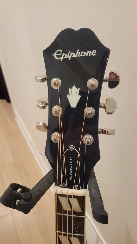 $550 Epiphone Hummingbird Studio Acoustic/Electric Guitar - photo 4