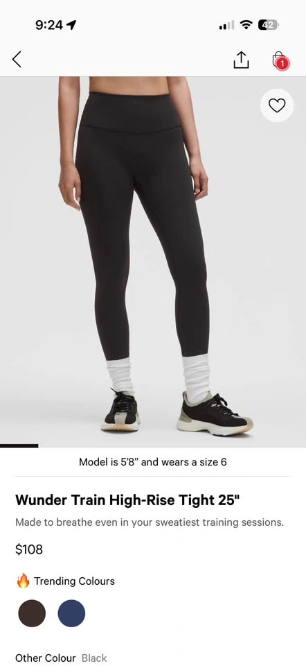 Lululemon Wunder Train Leggings - photo 2