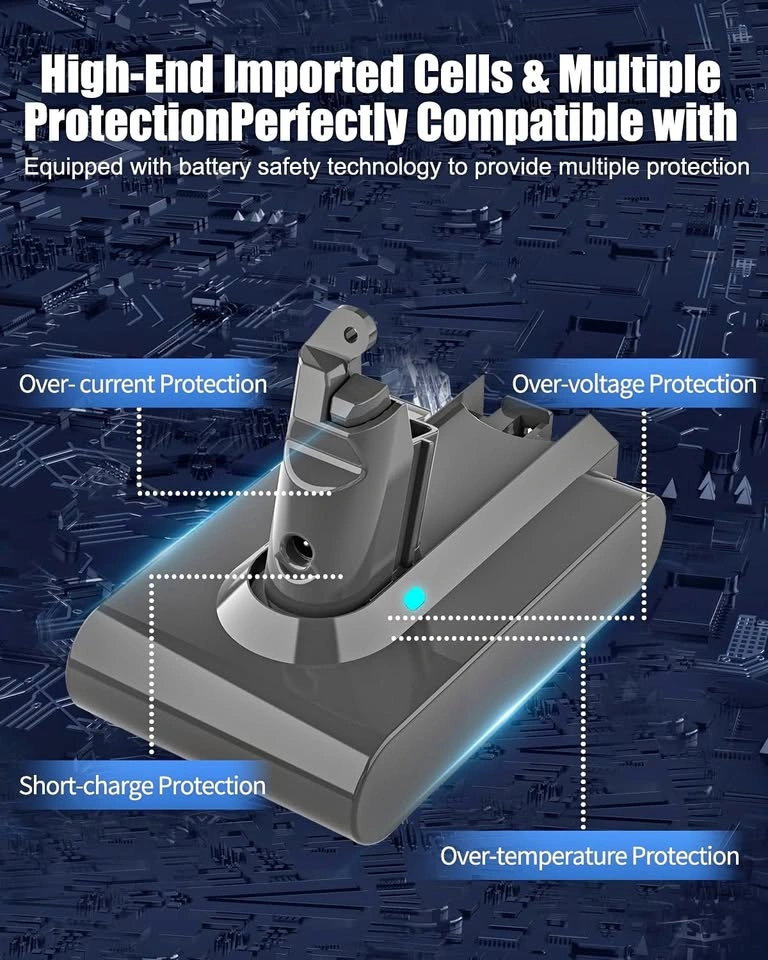 New High Capacity 6000mAh 21.6V Lithium-ion Battery