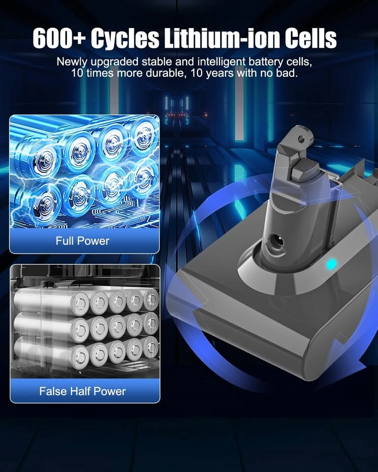 New High Capacity 6000mAh 21.6V Lithium-ion Battery - photo 2