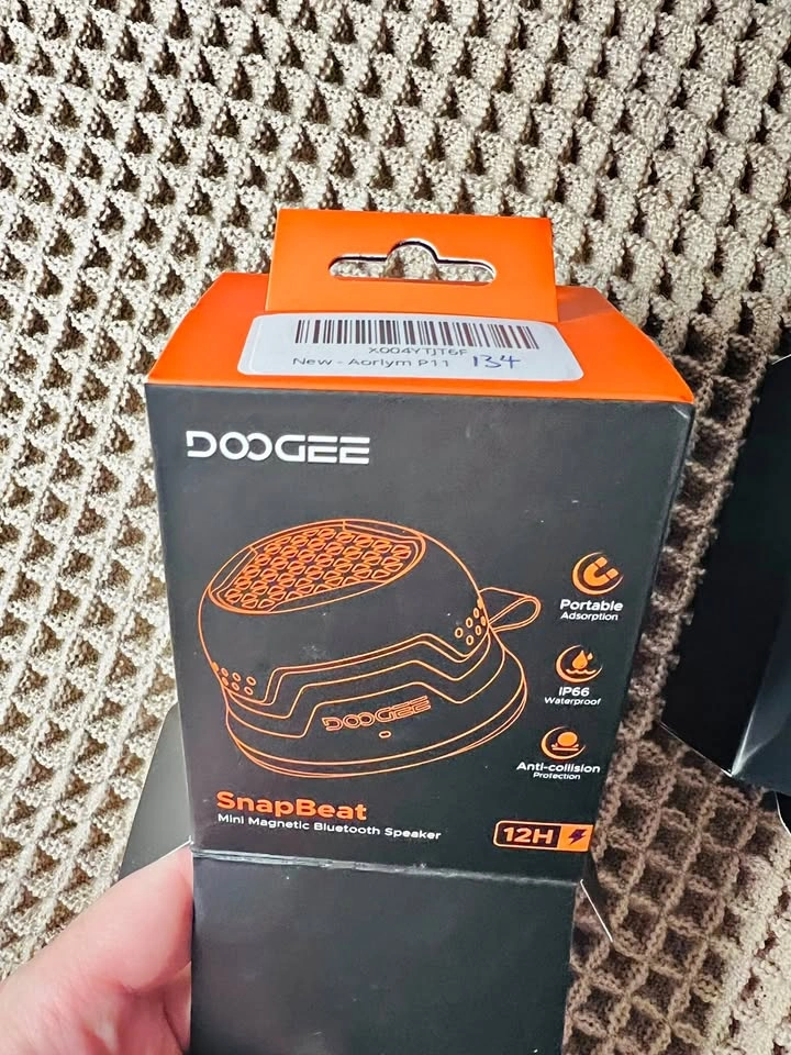 DOOGEE SnapBeat Mini Magnetic Bluetooth Speaker Orange