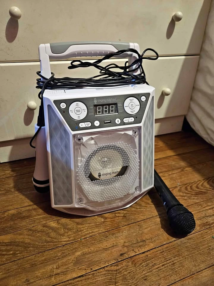 Singing Machine Karaoke Machine w/ 2 Microphones