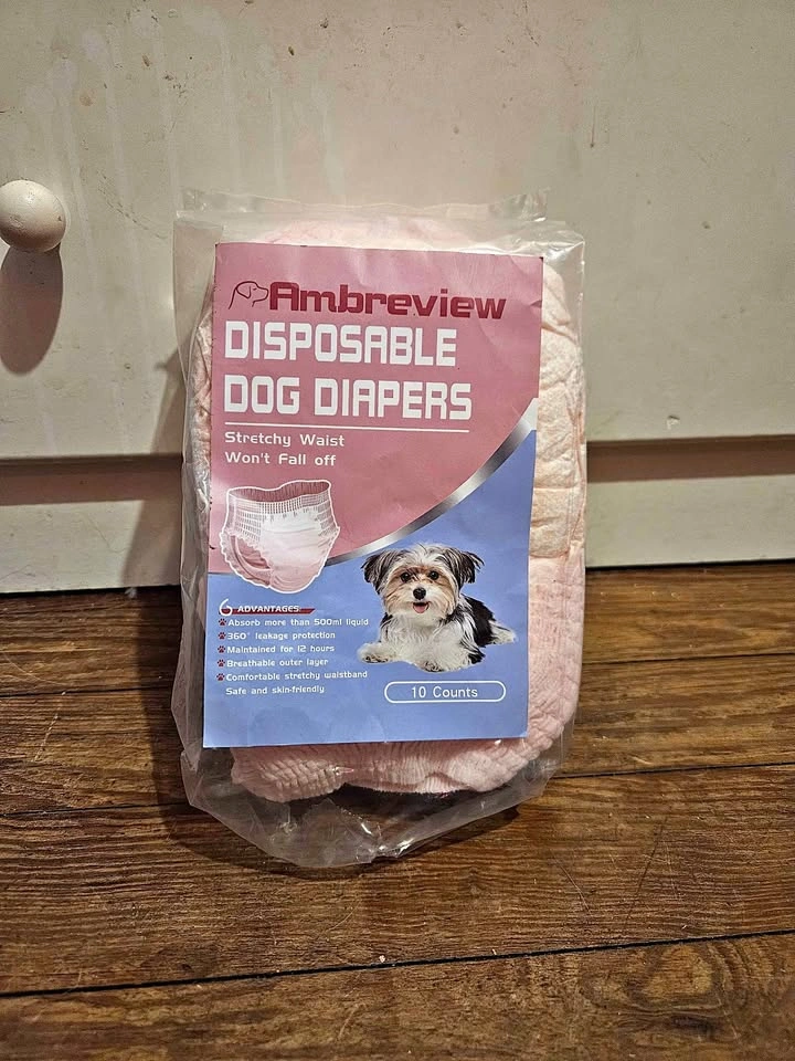 Ambreview Female Dog Diapers - 9 Left