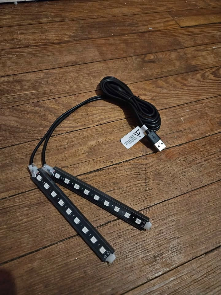 2-Pack LED Car Interior Light Bars - photo 3