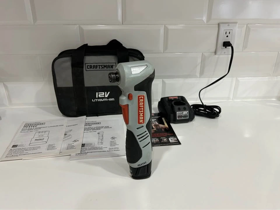 Craftsman Nextec 12V Cordless Right-Angle Impact Driver Kit - photo 2