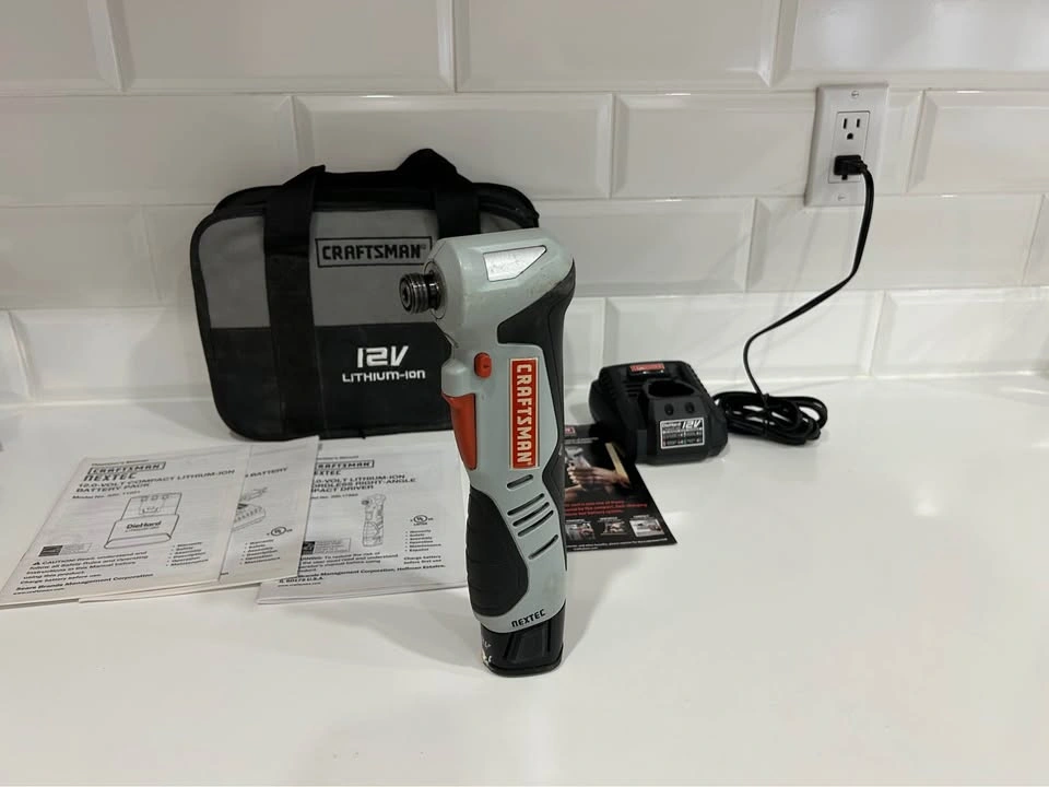Craftsman Nextec 12V Cordless Right-Angle Impact Driver Kit - photo 3