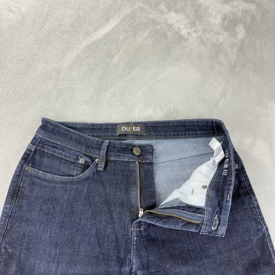 DU/ER Men's Size 32 W X 30 L L2X Slim Fit Zipper Jeans - photo 5