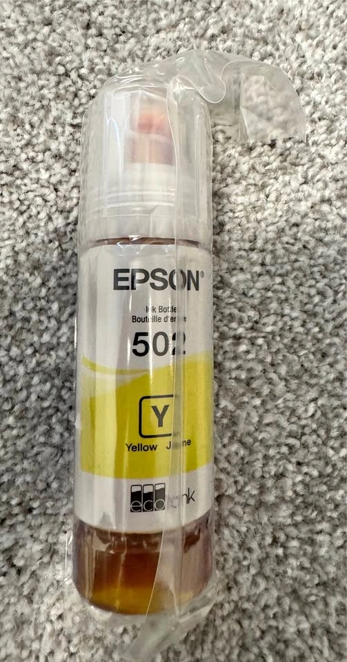 Epson EcoTank 502 Yellow Ink Bottle