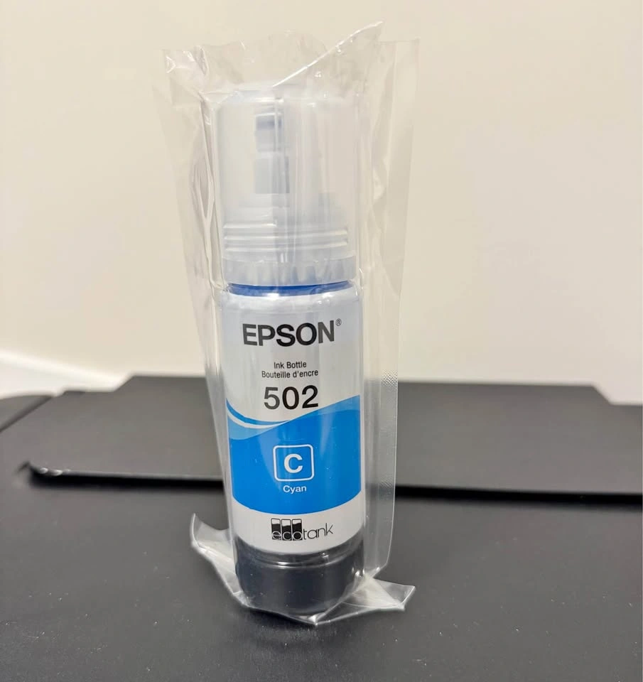 Epson 502 Cyan Ink Bottle