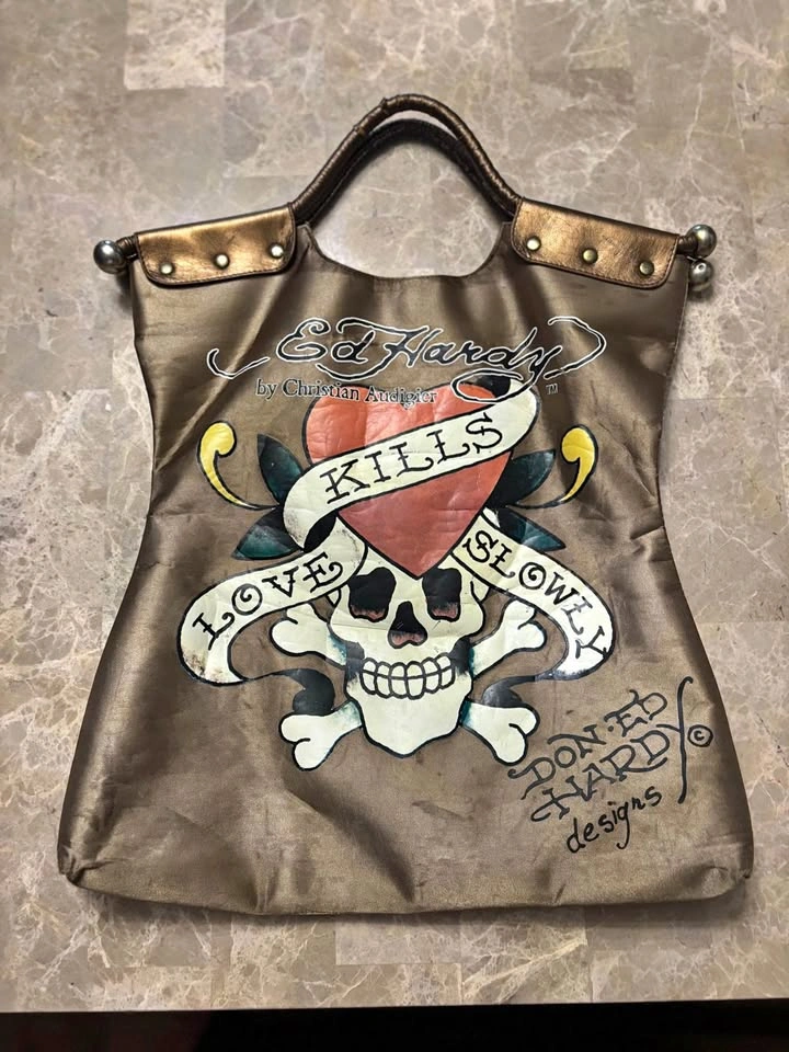 Ed Hardy Love Kills Slowly Handbag