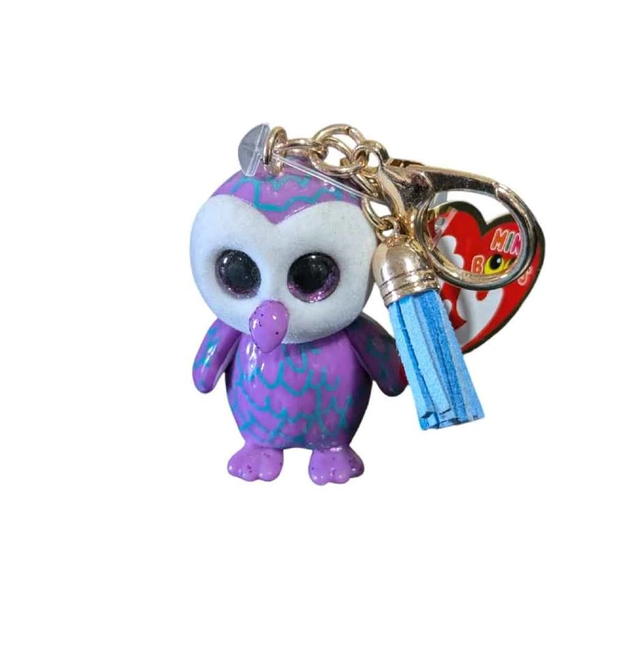 TY Beanie Boos Moonlight the Owl Clip Keychain - photo 2