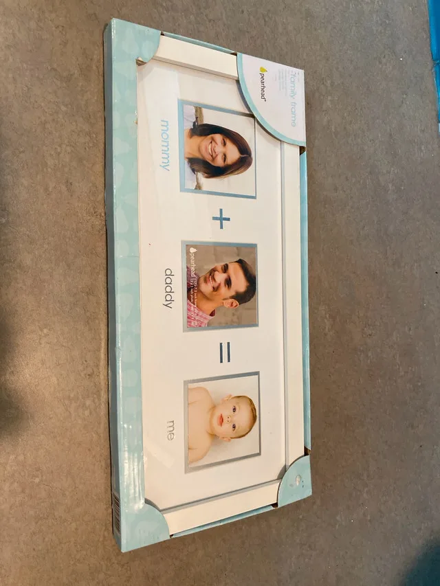 Family frame for new baby thumbnail