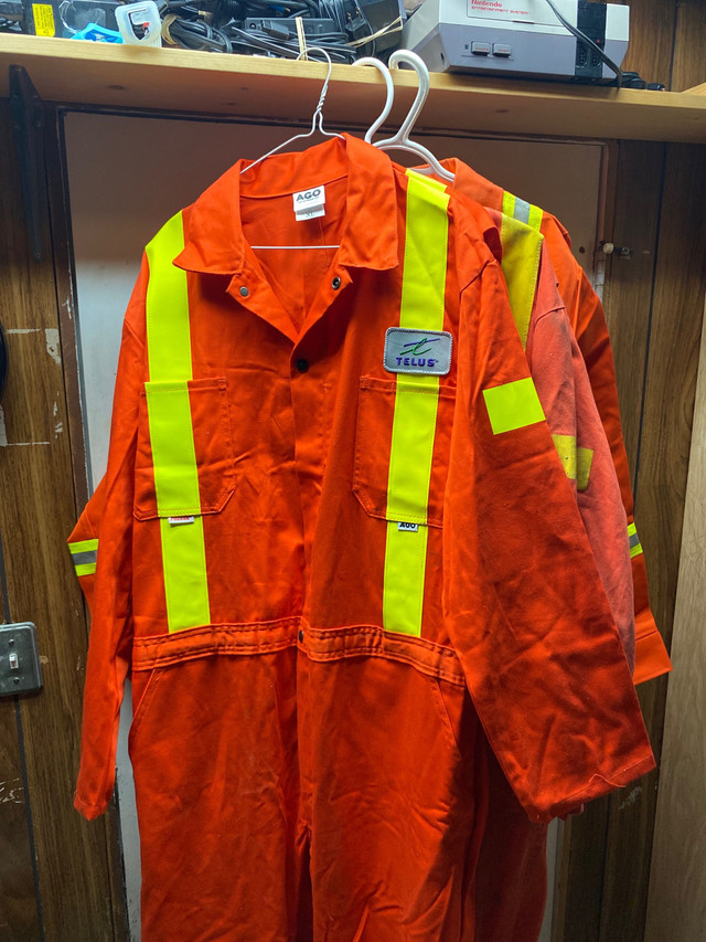 Orange coveralls Xl men FR