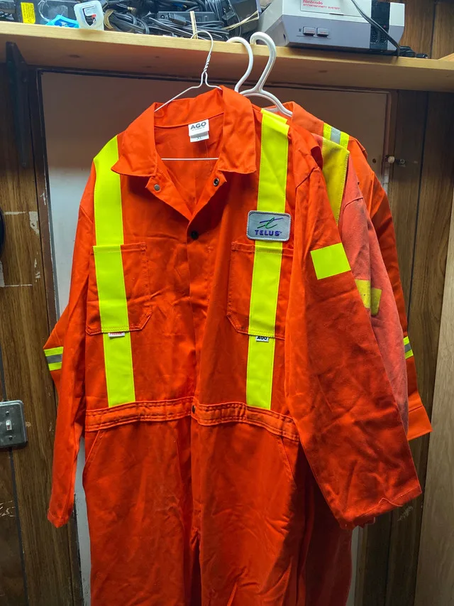 Orange coveralls Xl men FR thumbnail