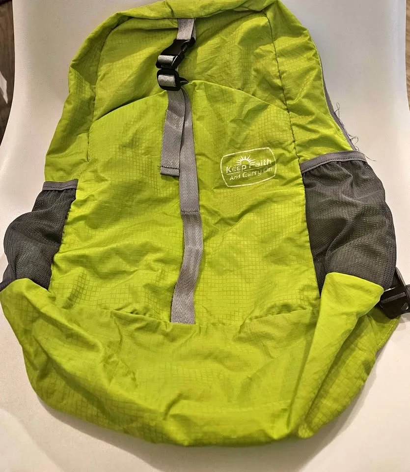 Lightweight Lime Green Backpack