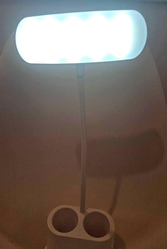 White Desk Lamp with Pen Holders (Type C) - photo 4