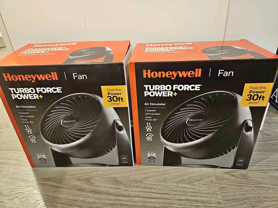 Honeywell Turbo Force Power+ Air Circulator Fans (2)