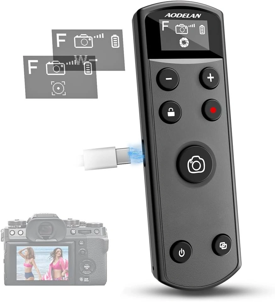 Wireless Shutter Remote for Fujifilm Cameras – USB-C Rechargeabl