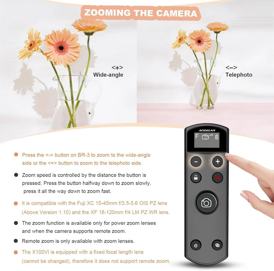 Wireless Shutter Remote for Fujifilm Cameras – USB-C Rechargeabl - photo 5