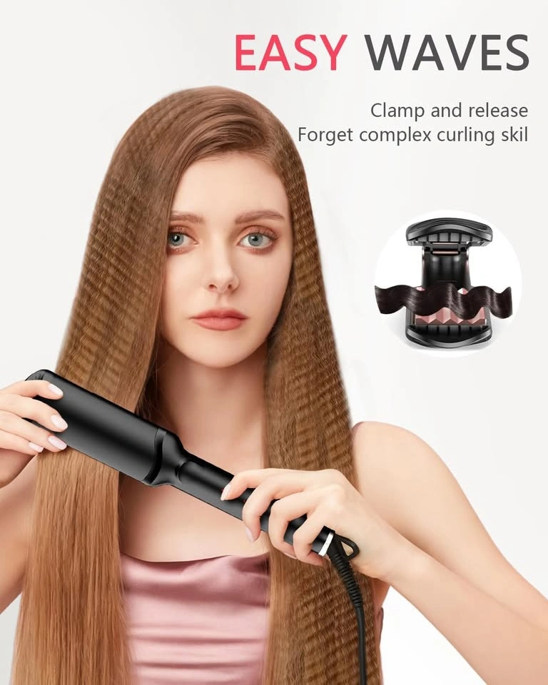 4-in-1 Hair Crimper and Waver Set – Tourmaline Ceramic - photo 3