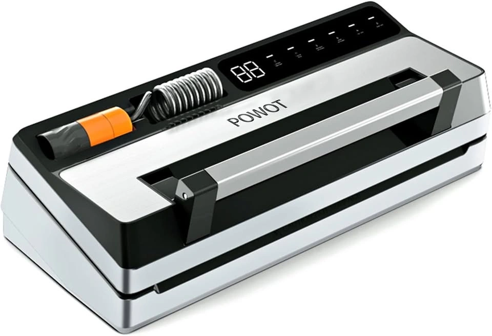 Vacuum Sealer – Double Heat Seal, 6 Modes, Built-in Cutter