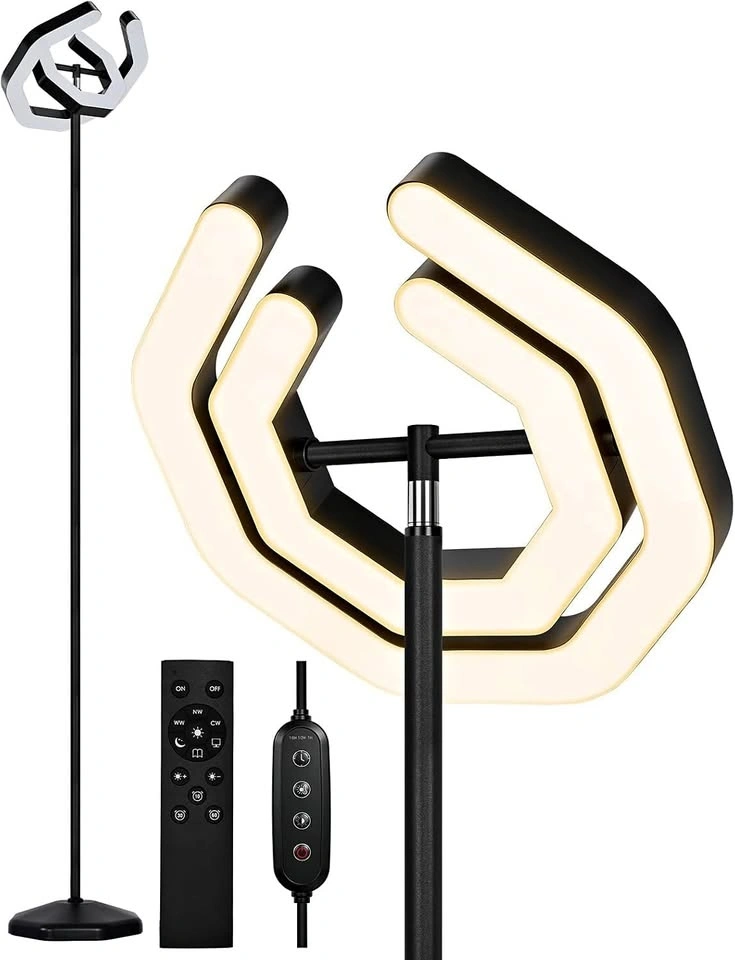 3000LM LED Torchiere Floor Lamp – Dimmable, 2700K-6500K, Remote