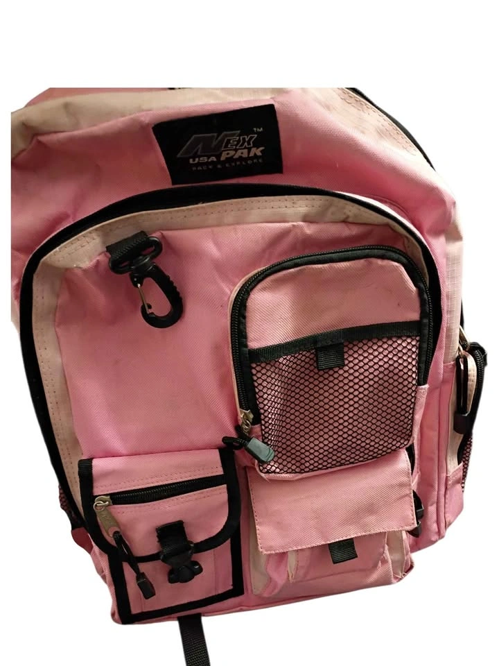 Backpack Crossbody Pink/Black $30/OBO