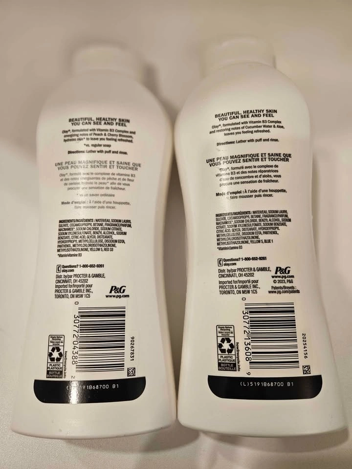 Olay Fresh Outlast Body Wash Peach & Cherry Blossom + Cucumber W - photo 2