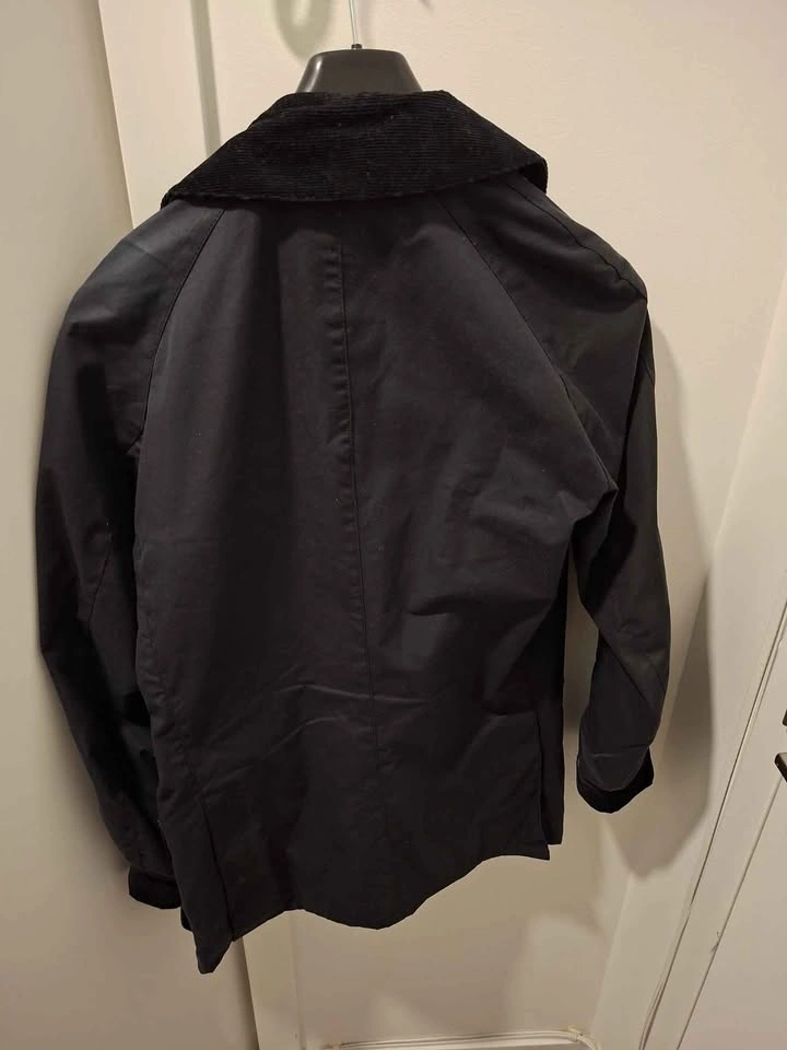 Barbour Ashby Waxed Jacket Dark Navy Size S - photo 2