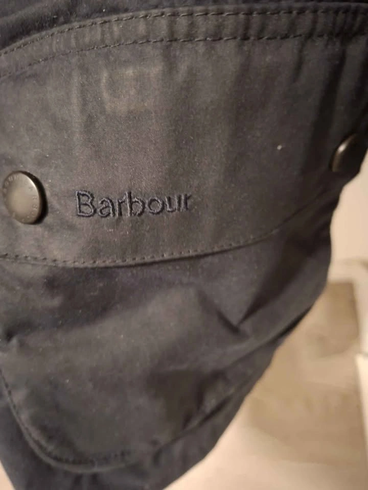 Barbour Ashby Waxed Jacket Dark Navy Size S - photo 4