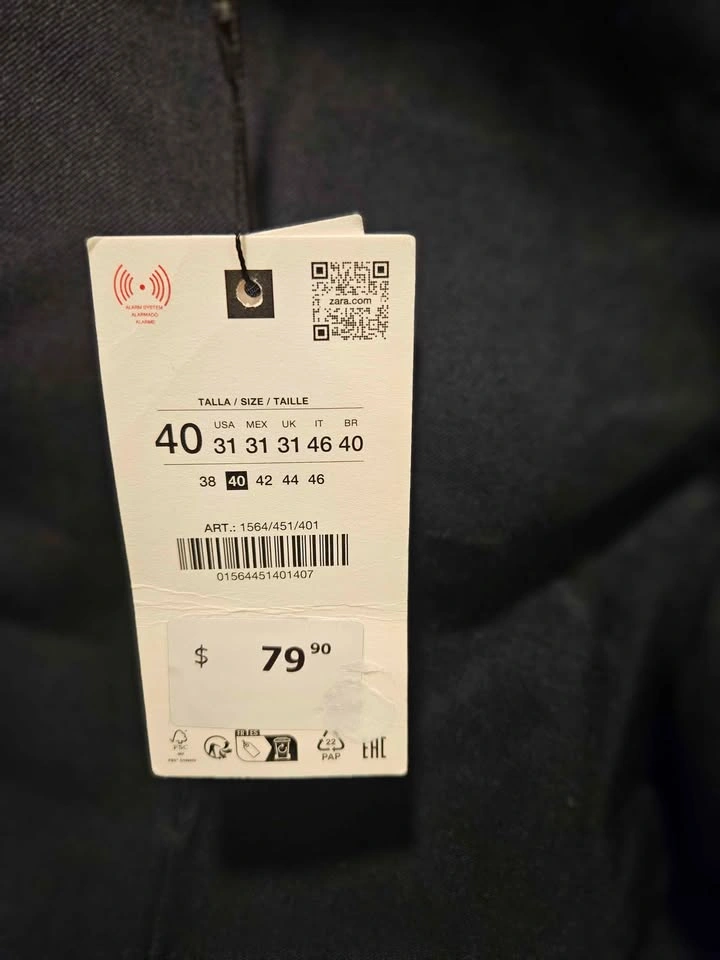 Zara Black Pants for Women (US Size 31) BRAND NEW! - photo 3