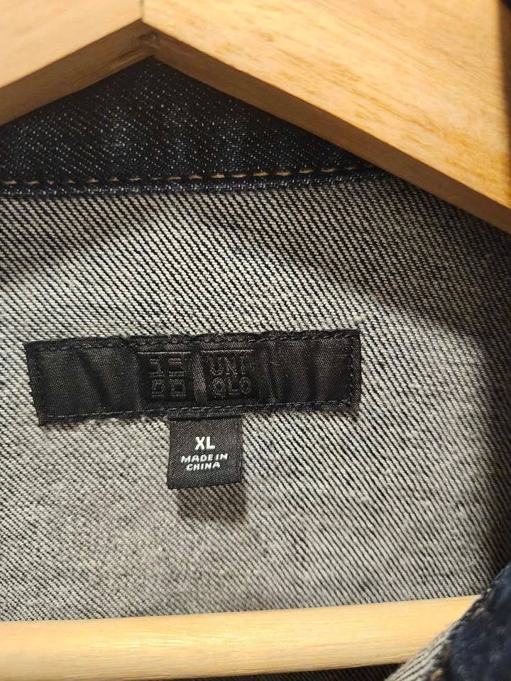 Uniqlo Dark Blue Denim Jacket - Women's XL - photo 3