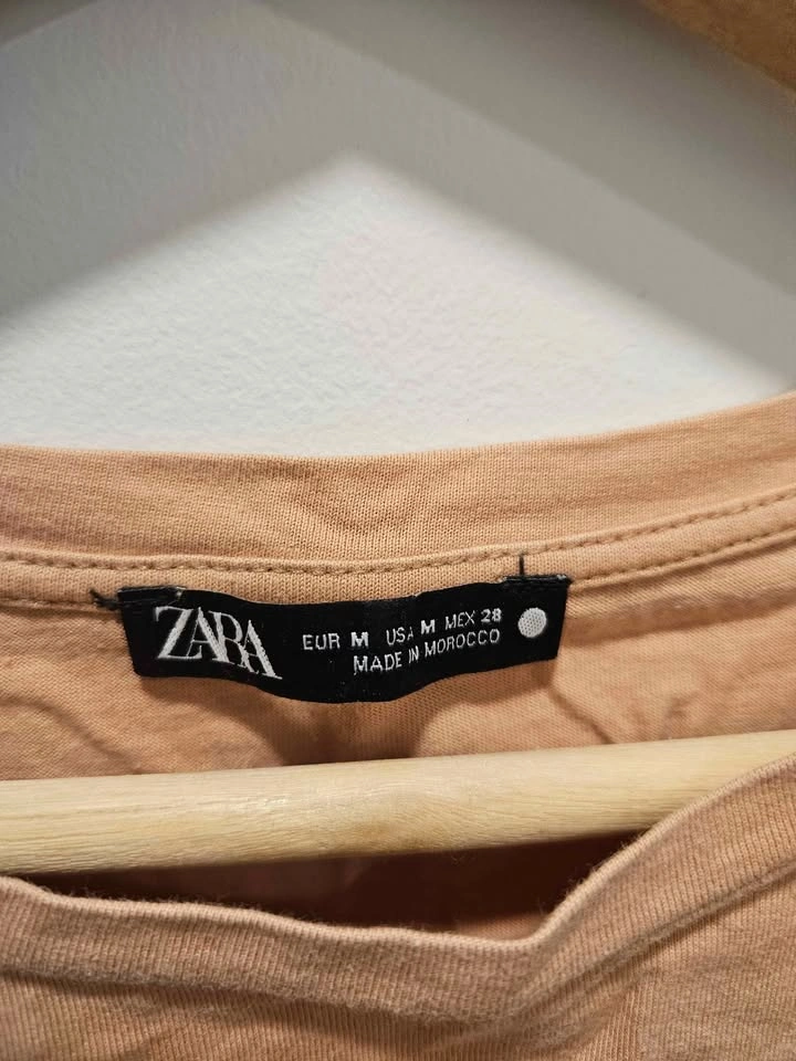 Zara Peach T-shirt Size M - photo 3