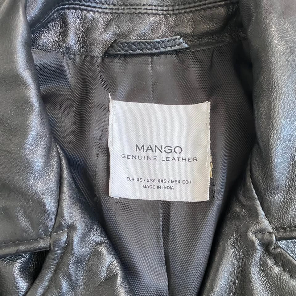 Mango Genuine Leather Jacket - photo 3