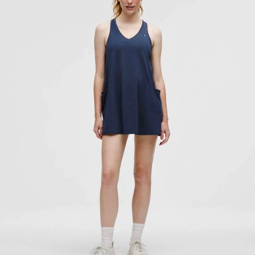 NWT Lululemon Jersey Racerback Tennis Dress - Size S, Club Blue