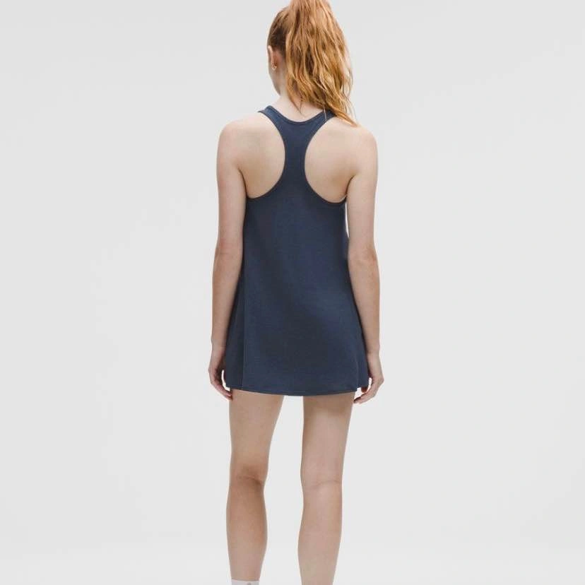 NWT Lululemon Jersey Racerback Tennis Dress - Size S, Club Blue - photo 2