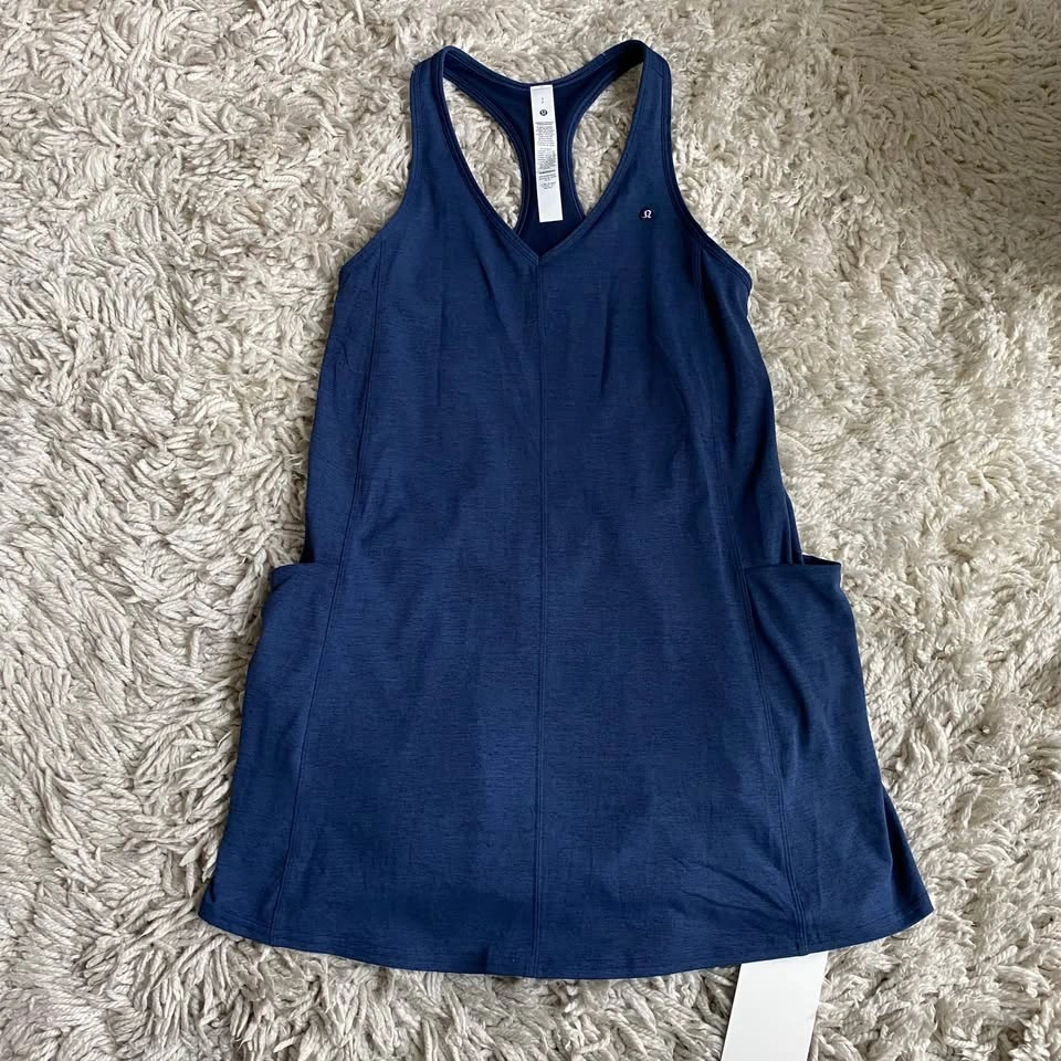 NWT Lululemon Jersey Racerback Tennis Dress - Size S, Club Blue - photo 5